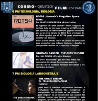 FESTIVAL INTERNACIONAL DE CINE INDEPENDIENTE DE CIENCIAS COSMO-GENETICS