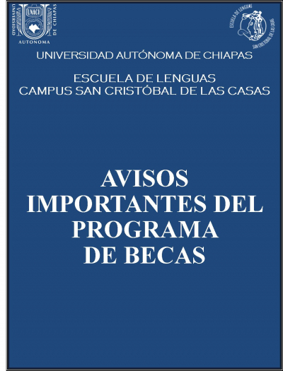 AVISO BECAS